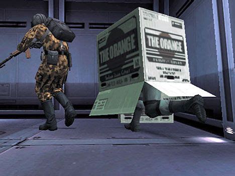 metal gear 2 box|metal gear solid box hiding.